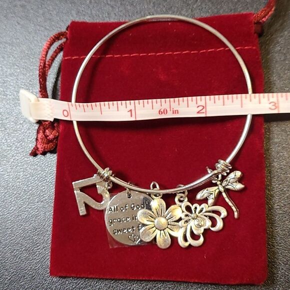Lywjyb Birdhot bracelet  Birthday "12" "All of God's grace in one sweet face" - Picture 3 of 3
